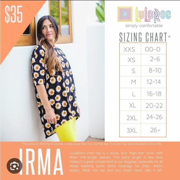 LuLaRoe Irma - Picture 4 of 4